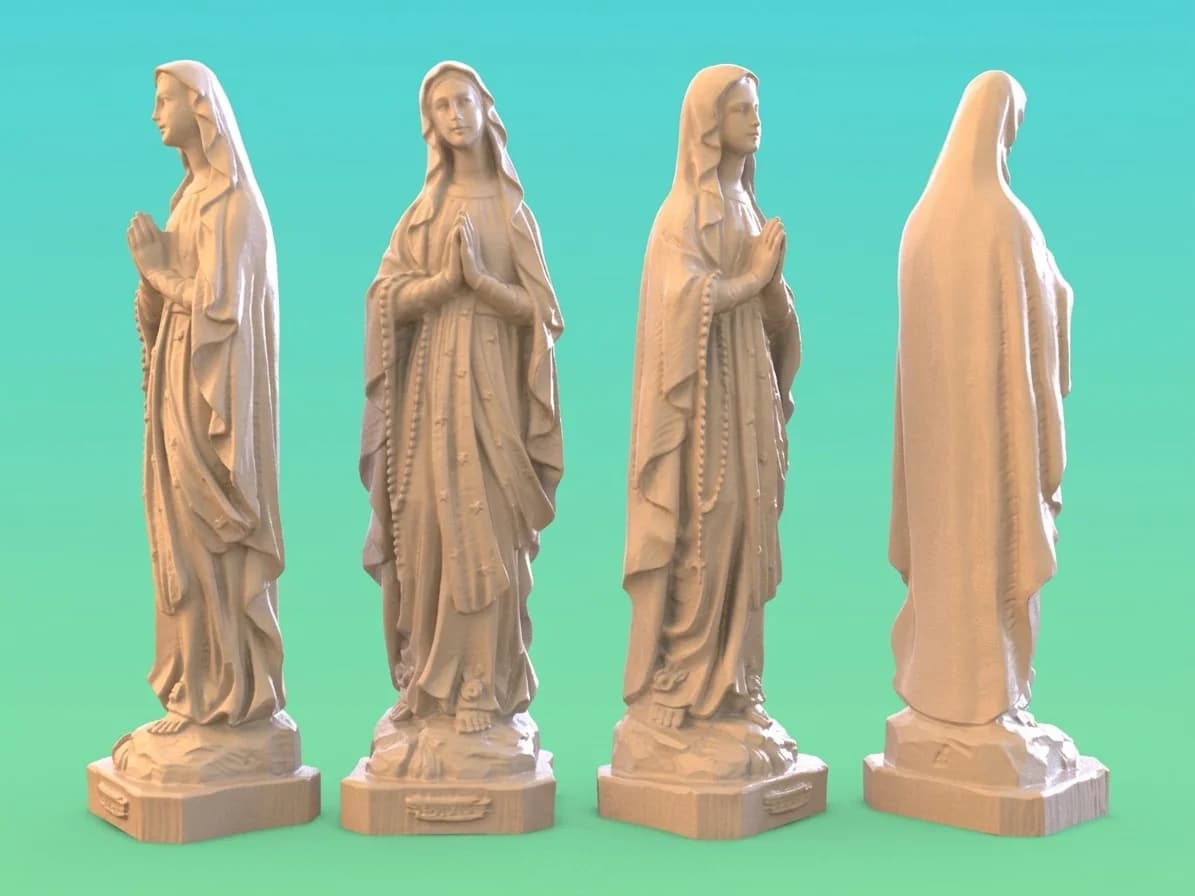 Imagem Artesanal Virgem Maria